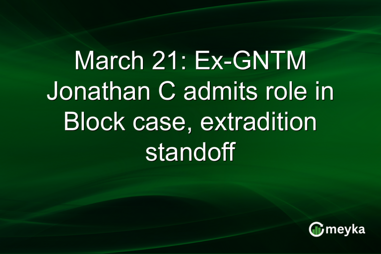 March 21: Ex-GNTM Jonathan C admits role in Block case, extradition standoff