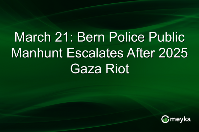 March 21: Bern Police Public Manhunt Escalates After 2025 Gaza Riot