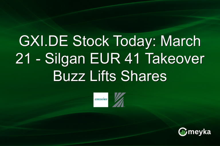 GXI.DE Stock Today: March 21 - Silgan EUR 41 Takeover Buzz Lifts Shares