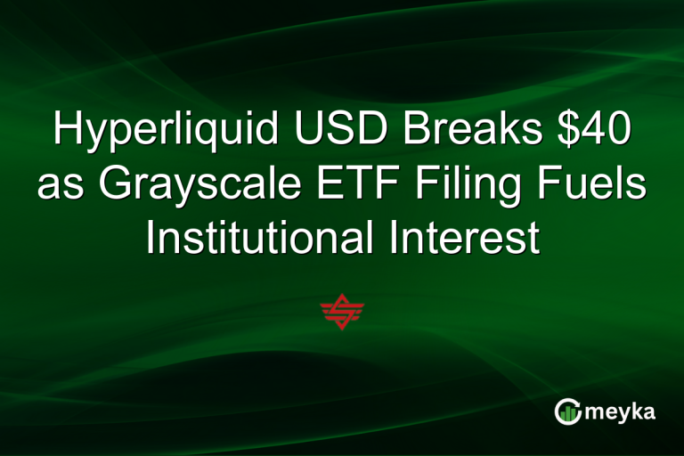 Hyperliquid USD Breaks $40 as Grayscale ETF Filing Fuels Institutional Interest