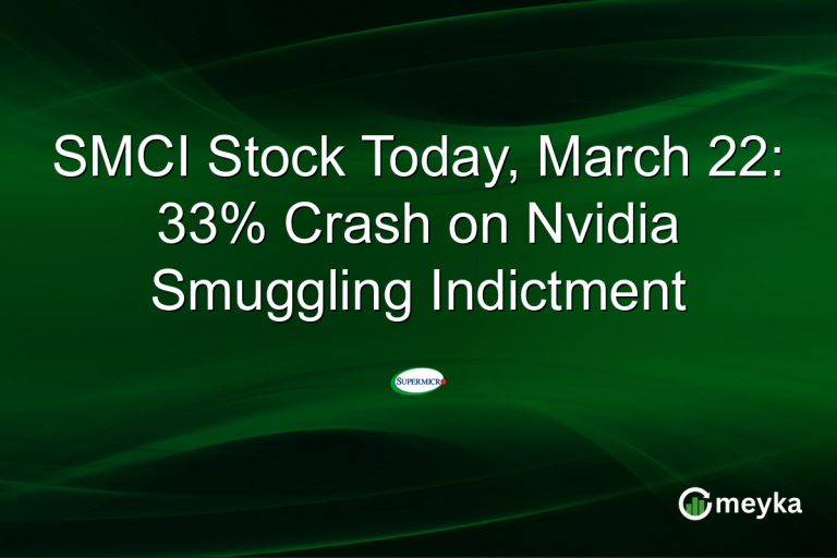 SMCI Stock Today, March 22: 33% Crash on Nvidia Smuggling Indictment
