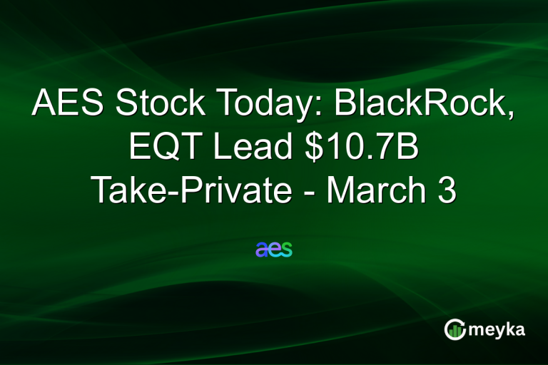 AES Stock Today: BlackRock, EQT Lead $10.7B Take-Private - March 3
