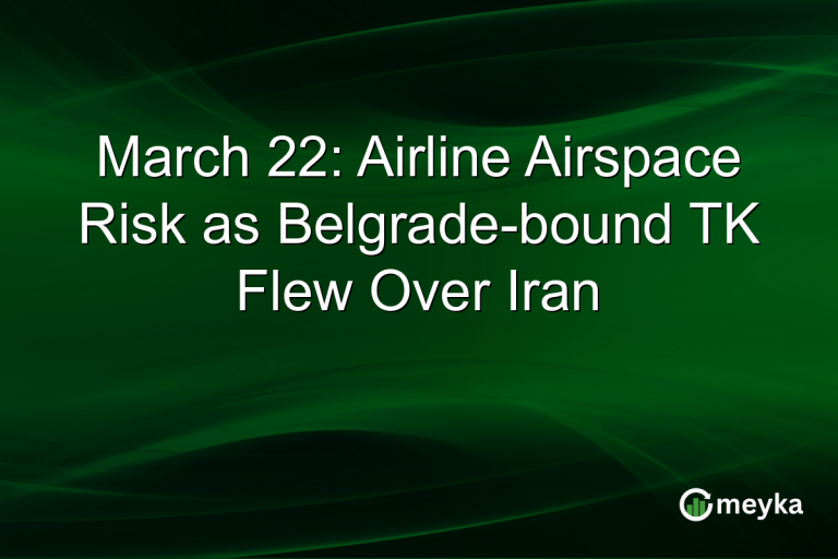 March 22: Airline Airspace Risk as Belgrade-bound TK Flew Over Iran