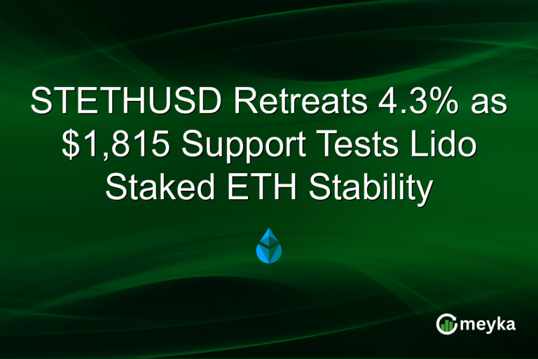 STETHUSD Retreats 4.3% as $1,815 Support Tests Lido Staked ETH Stability