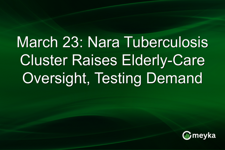 March 23: Nara Tuberculosis Cluster Raises Elderly-Care Oversight, Testing Demand