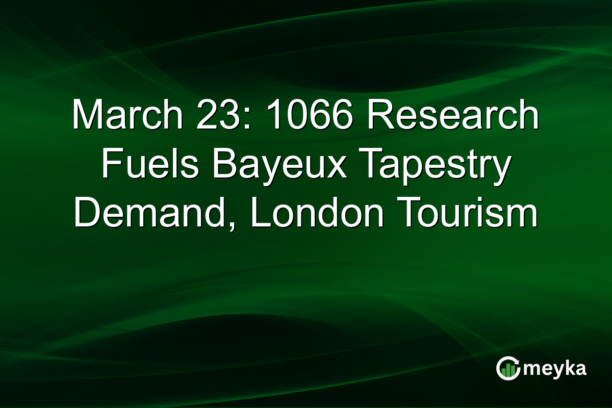 March 23: 1066 Research Fuels Bayeux Tapestry Demand, London Tourism