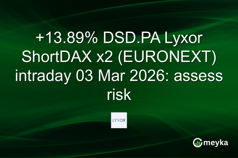 +13.89% DSD.PA Lyxor ShortDAX x2 (EURONEXT) intraday 03 Mar 2026: assess risk