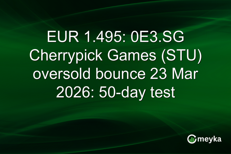 EUR 1.495: 0E3.SG Cherrypick Games (STU) oversold bounce 23 Mar 2026: 50-day test