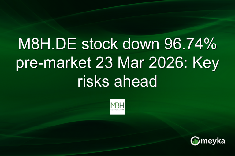 M8H.DE stock down 96.74% pre-market 23 Mar 2026: Key risks ahead