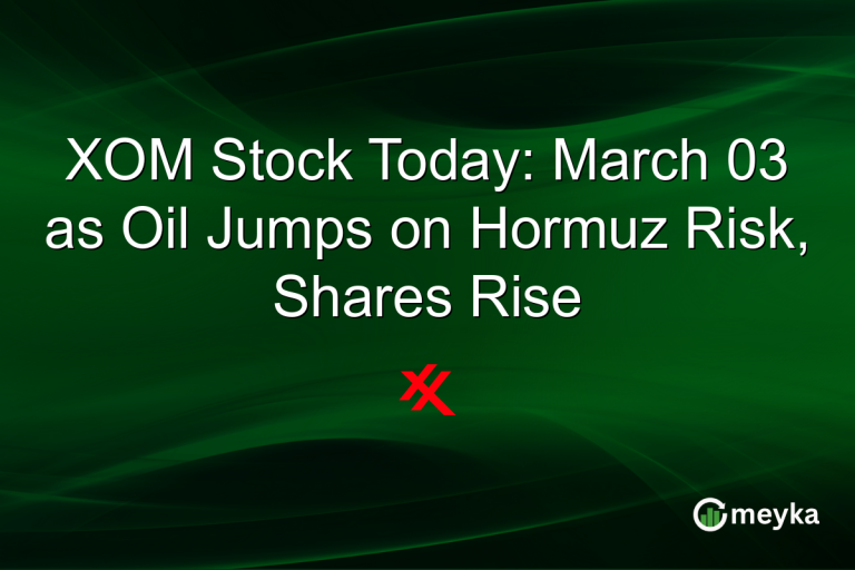 XOM Stock Today: March 03 as Oil Jumps on Hormuz Risk, Shares Rise