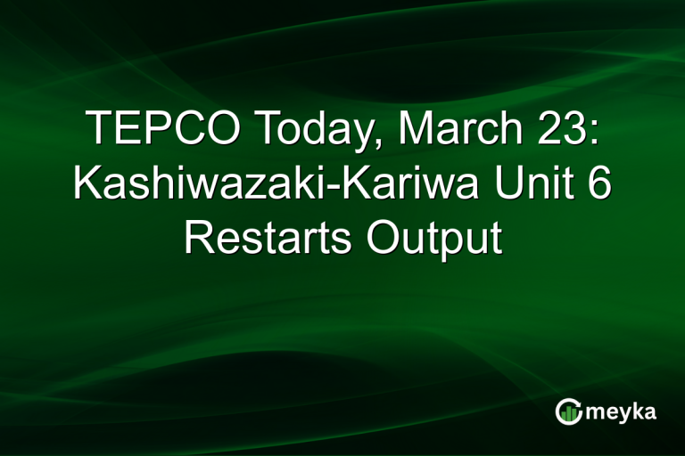 TEPCO Today, March 23: Kashiwazaki-Kariwa Unit 6 Restarts Output