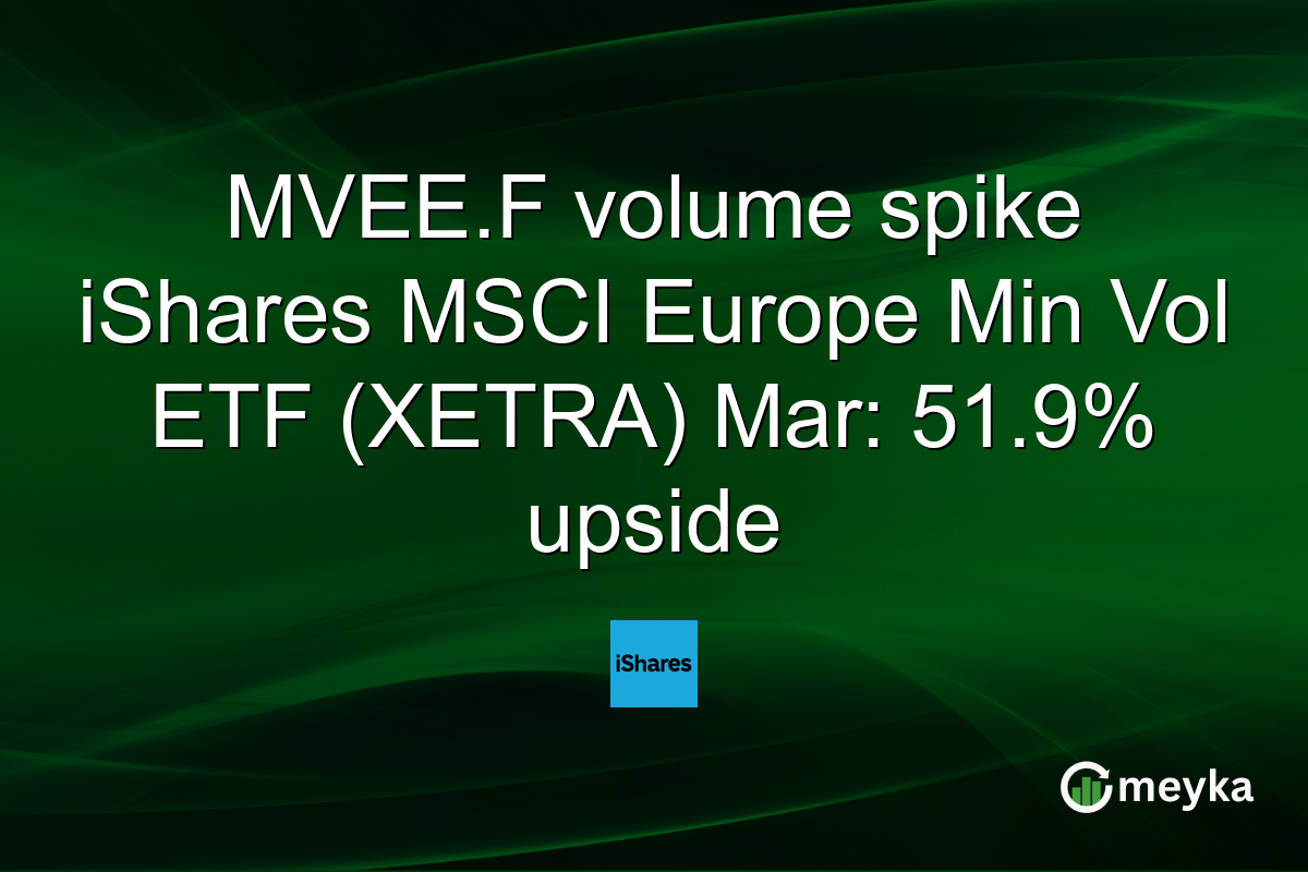MVEE.F volume spike iShares MSCI Europe Min Vol ETF (XETRA) Mar: 51.9% upside