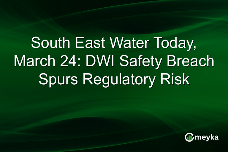 South East Water Today, March 24: DWI Safety Breach Spurs Regulatory Risk