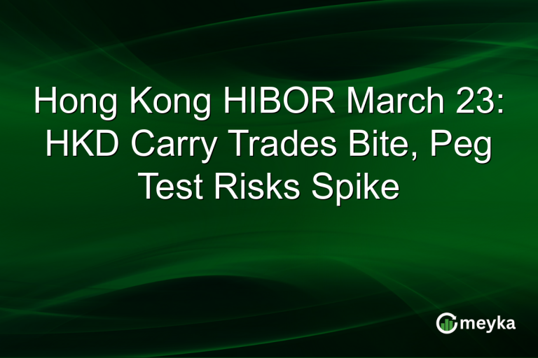 Hong Kong HIBOR March 23: HKD Carry Trades Bite, Peg Test Risks Spike