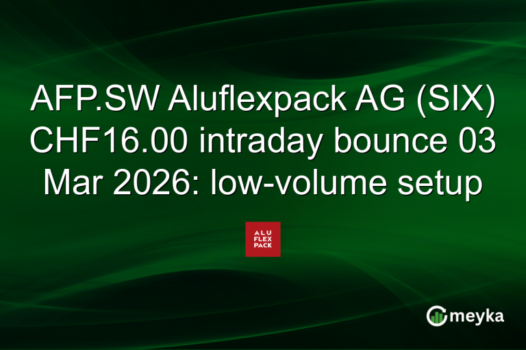 AFP.SW Aluflexpack AG (SIX) CHF16.00 intraday bounce 03 Mar 2026: low-volume setup
