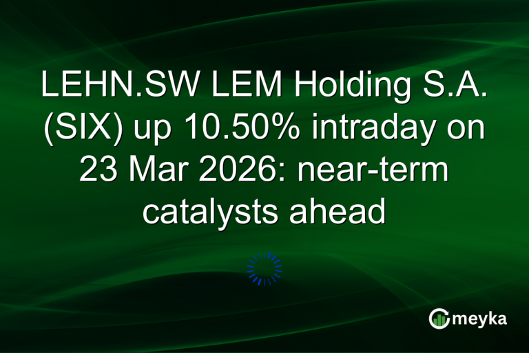 LEHN.SW LEM Holding S.A. (SIX) up 10.50% intraday on 23 Mar 2026: near-term catalysts ahead