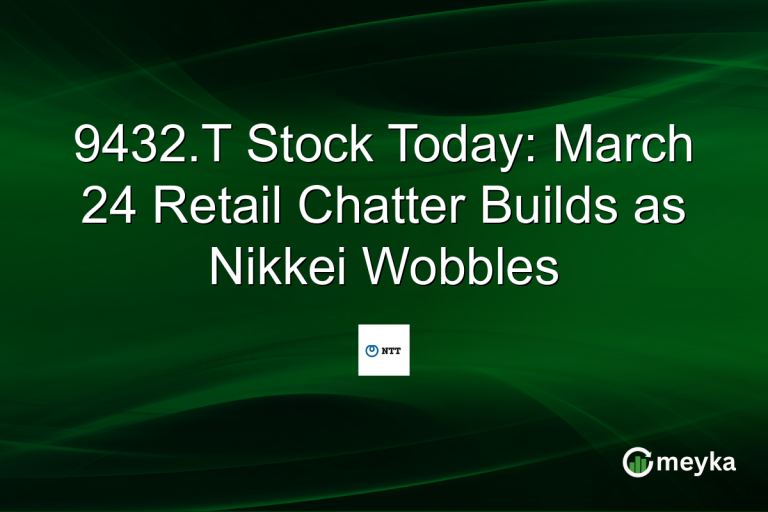9432.T Stock Today: March 24 Retail Chatter Builds as Nikkei Wobbles
