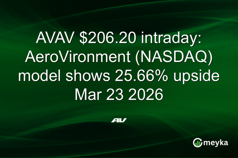 AVAV $206.20 intraday: AeroVironment (NASDAQ) model shows 25.66% upside Mar 23 2026