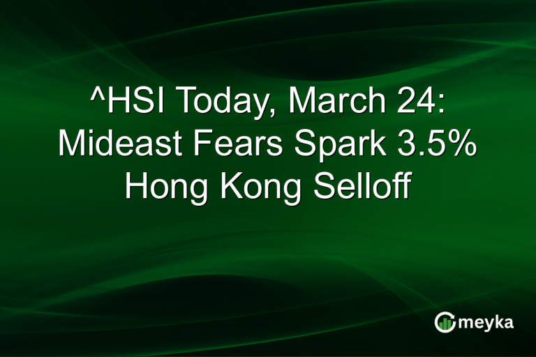 ^HSI Today, March 24: Mideast Fears Spark 3.5% Hong Kong Selloff