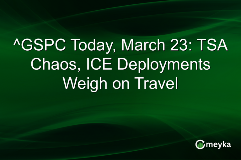 ^GSPC Today, March 23: TSA Chaos, ICE Deployments Weigh on Travel