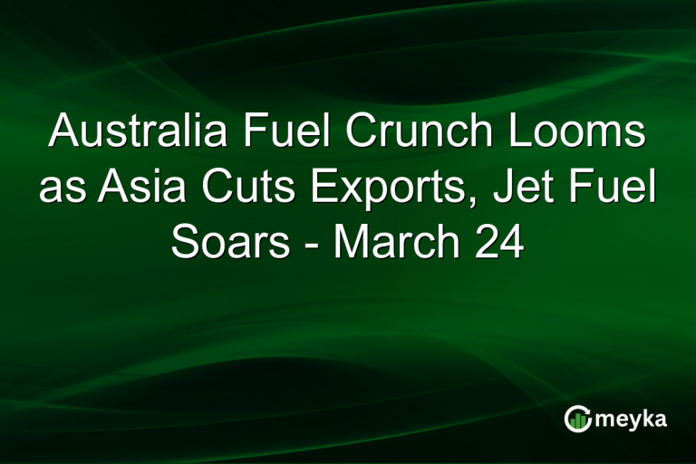 Australia Fuel Crunch Looms as Asia Cuts Exports, Jet Fuel Soars - March 24