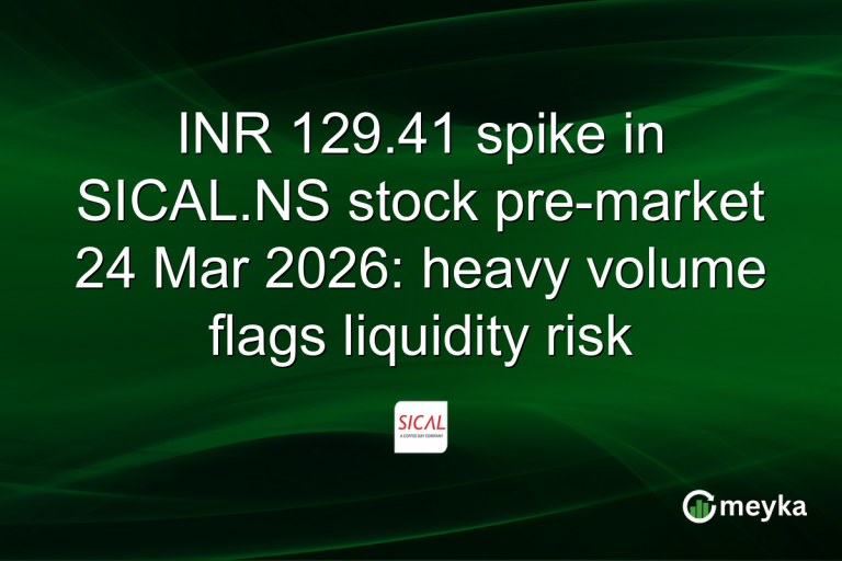 INR 129.41 spike in SICAL.NS stock pre-market 24 Mar 2026: heavy volume flags liquidity risk