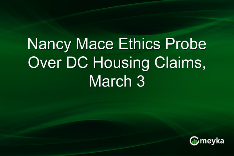 Nancy Mace Ethics Probe Over DC Housing Claims, March 3