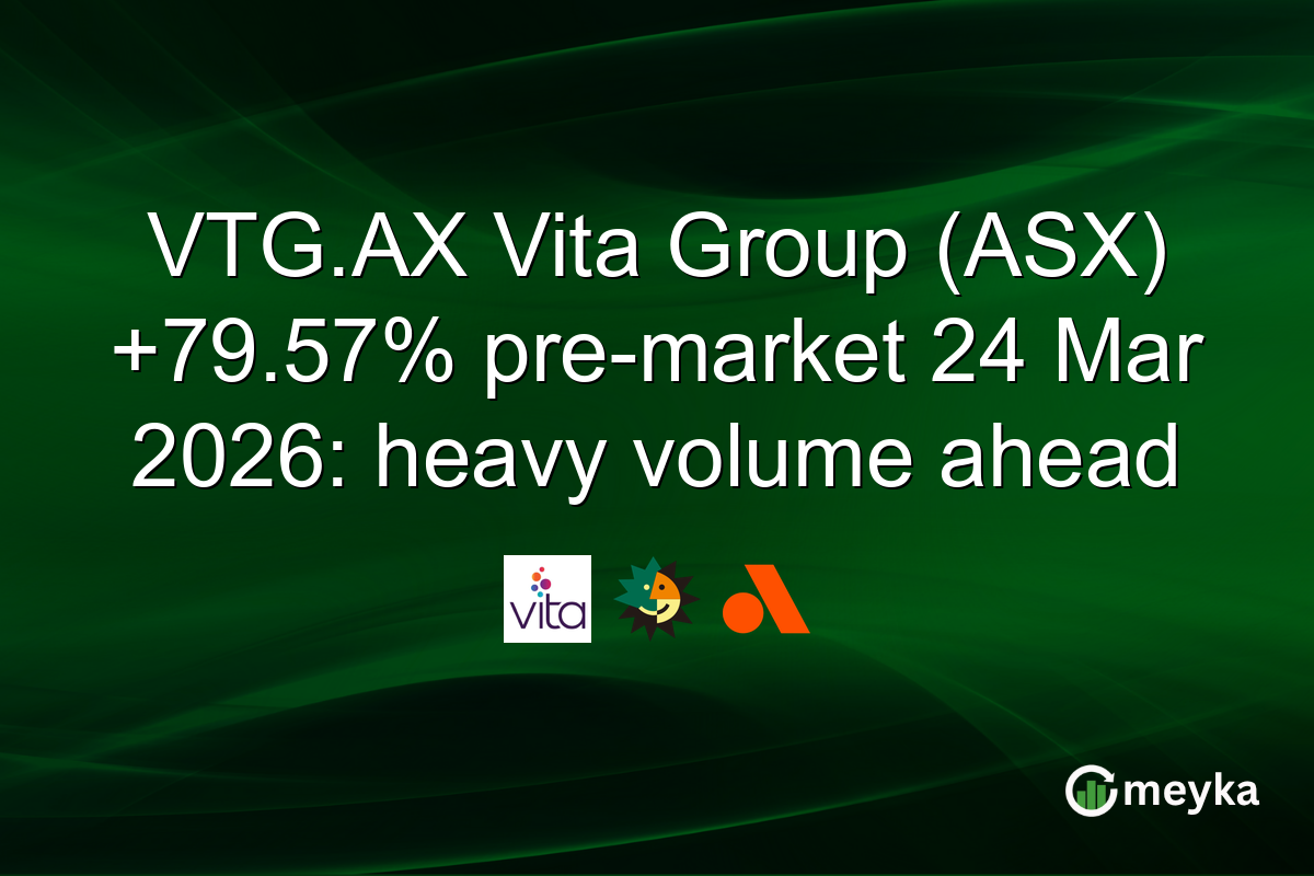 VTG.AX Vita Group (ASX) +79.57% pre-market 24 Mar 2026: heavy volume ahead