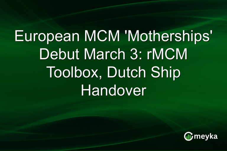 European MCM 'Motherships' Debut March 3: rMCM Toolbox, Dutch Ship Handover