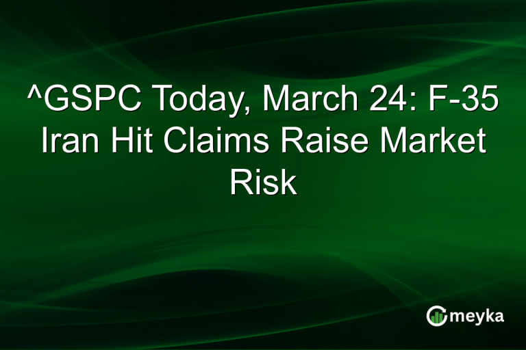 ^GSPC Today, March 24: F-35 Iran Hit Claims Raise Market Risk