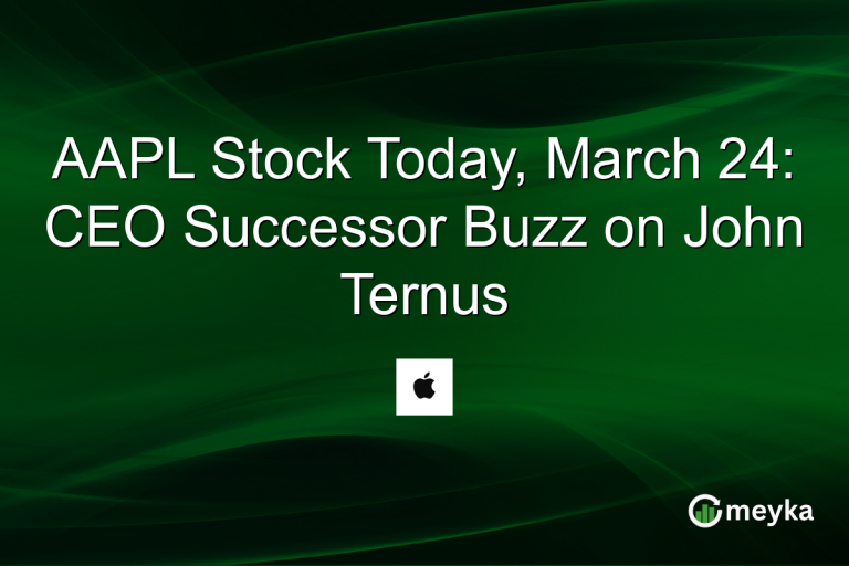 AAPL Stock Today, March 24: CEO Successor Buzz on John Ternus