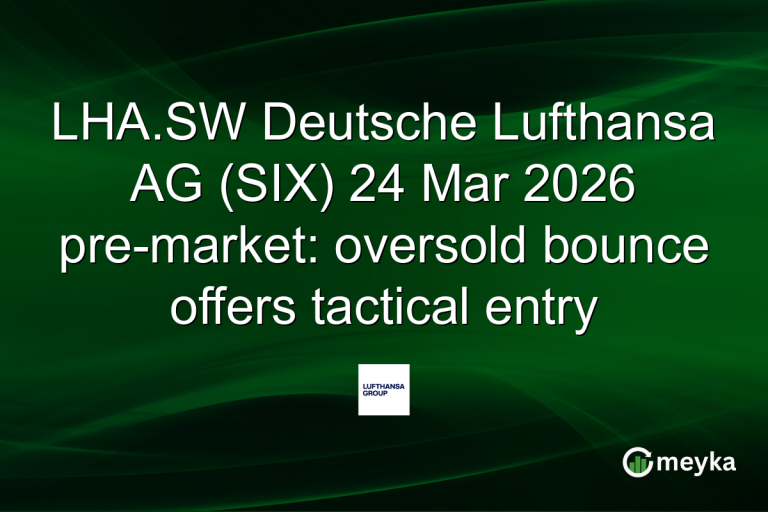 LHA.SW Deutsche Lufthansa AG (SIX) 24 Mar 2026 pre-market: oversold bounce offers tactical entry