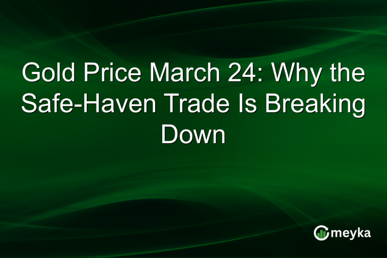 Gold Price March 24: Why the Safe-Haven Trade Is Breaking Down