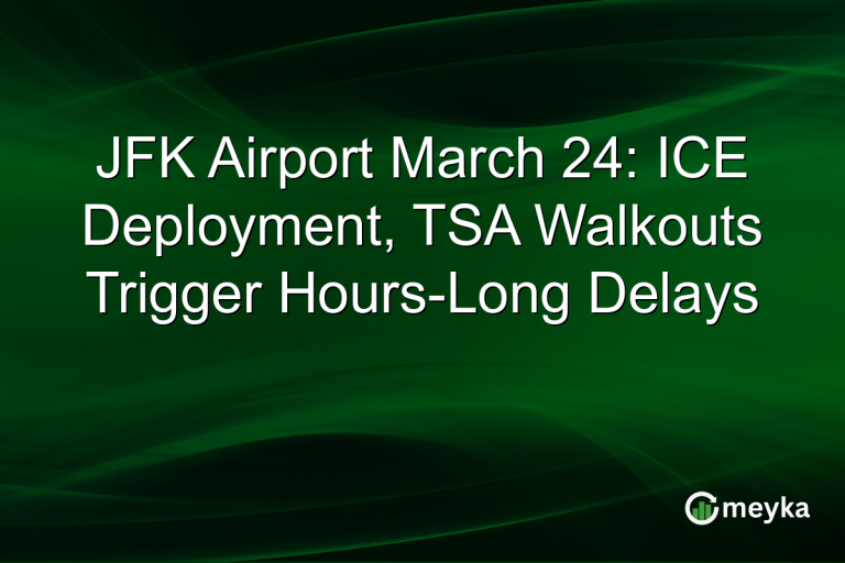 JFK Airport March 24: ICE Deployment, TSA Walkouts Trigger Hours-Long Delays
