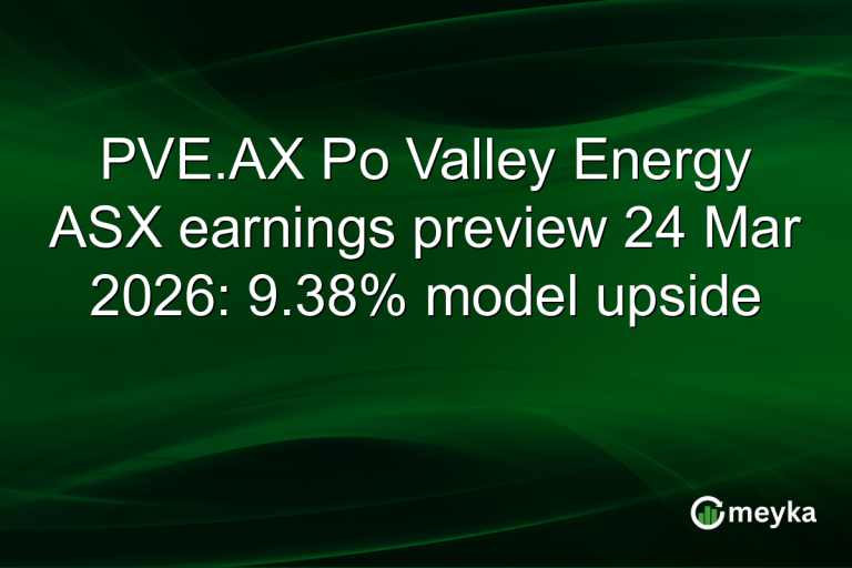 PVE.AX Po Valley Energy ASX earnings preview 24 Mar 2026: 9.38% model upside