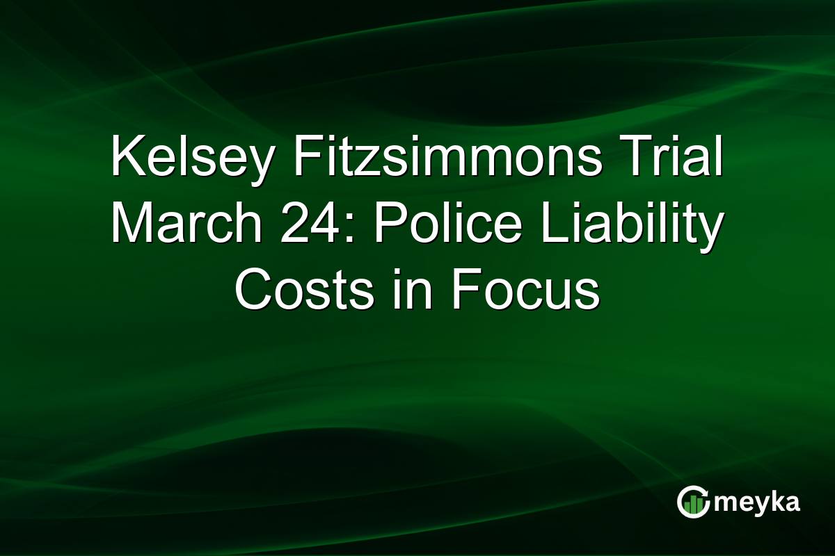 Kelsey Fitzsimmons Trial March 24: Police Liability Costs in Focus