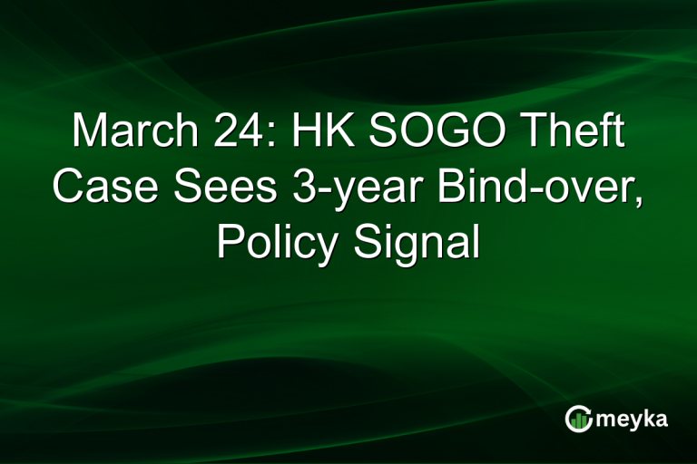March 24: HK SOGO Theft Case Sees 3-year Bind-over, Policy Signal