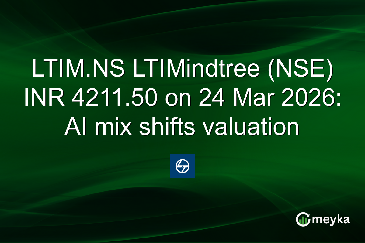 LTIM.NS LTIMindtree (NSE) INR 4211.50 on 24 Mar 2026: AI mix shifts valuation