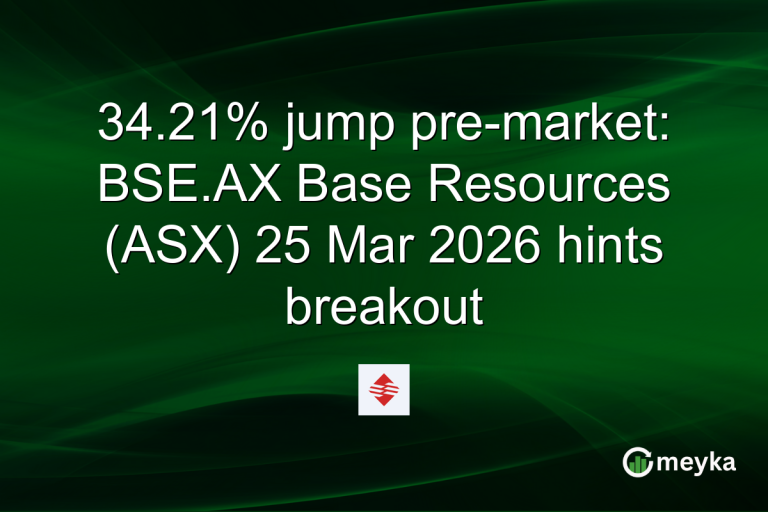 34.21% jump pre-market: BSE.AX Base Resources (ASX) 25 Mar 2026 hints breakout