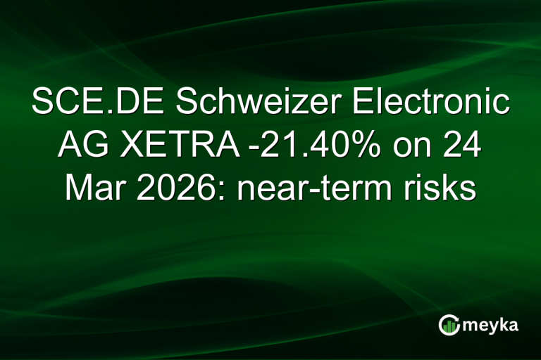 SCE.DE Schweizer Electronic AG XETRA -21.40% on 24 Mar 2026: near-term risks