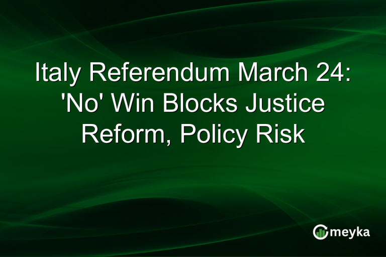 Italy Referendum March 24: 'No' Win Blocks Justice Reform, Policy Risk
