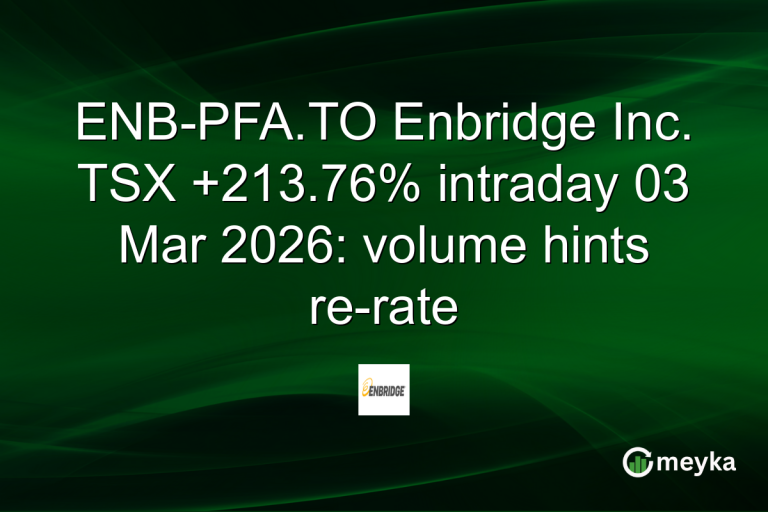 ENB-PFA.TO Enbridge Inc. TSX +213.76% intraday 03 Mar 2026: volume hints re-rate