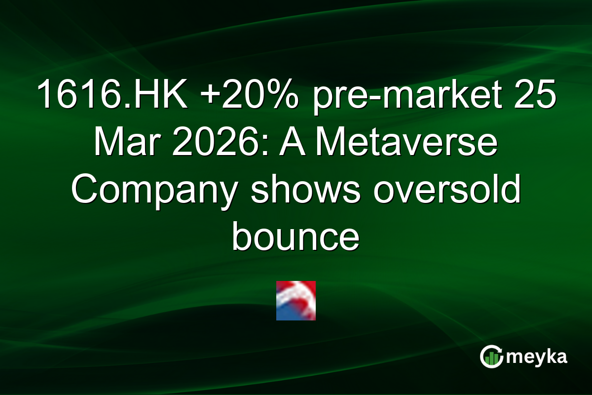1616.HK +20% pre-market 25 Mar 2026: A Metaverse Company shows oversold bounce