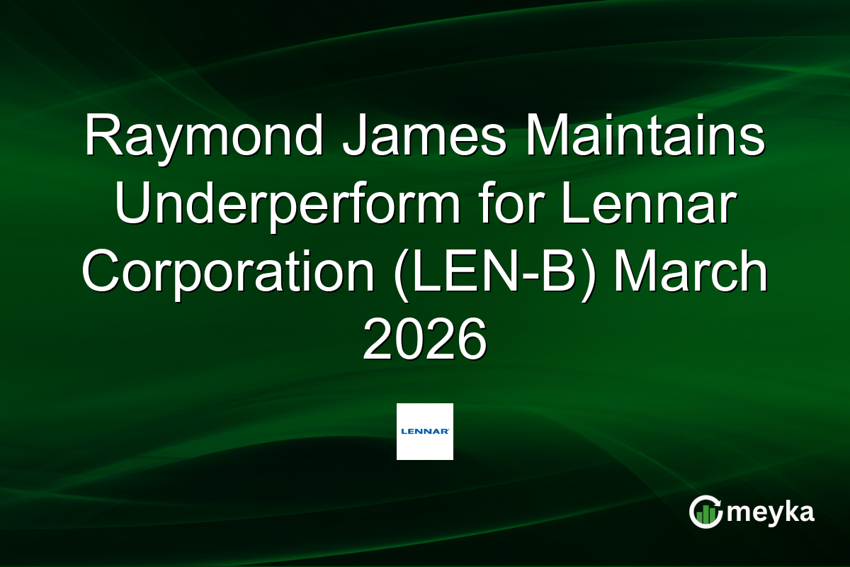 Raymond James Maintains Underperform for Lennar Corporation (LEN-B) March 2026