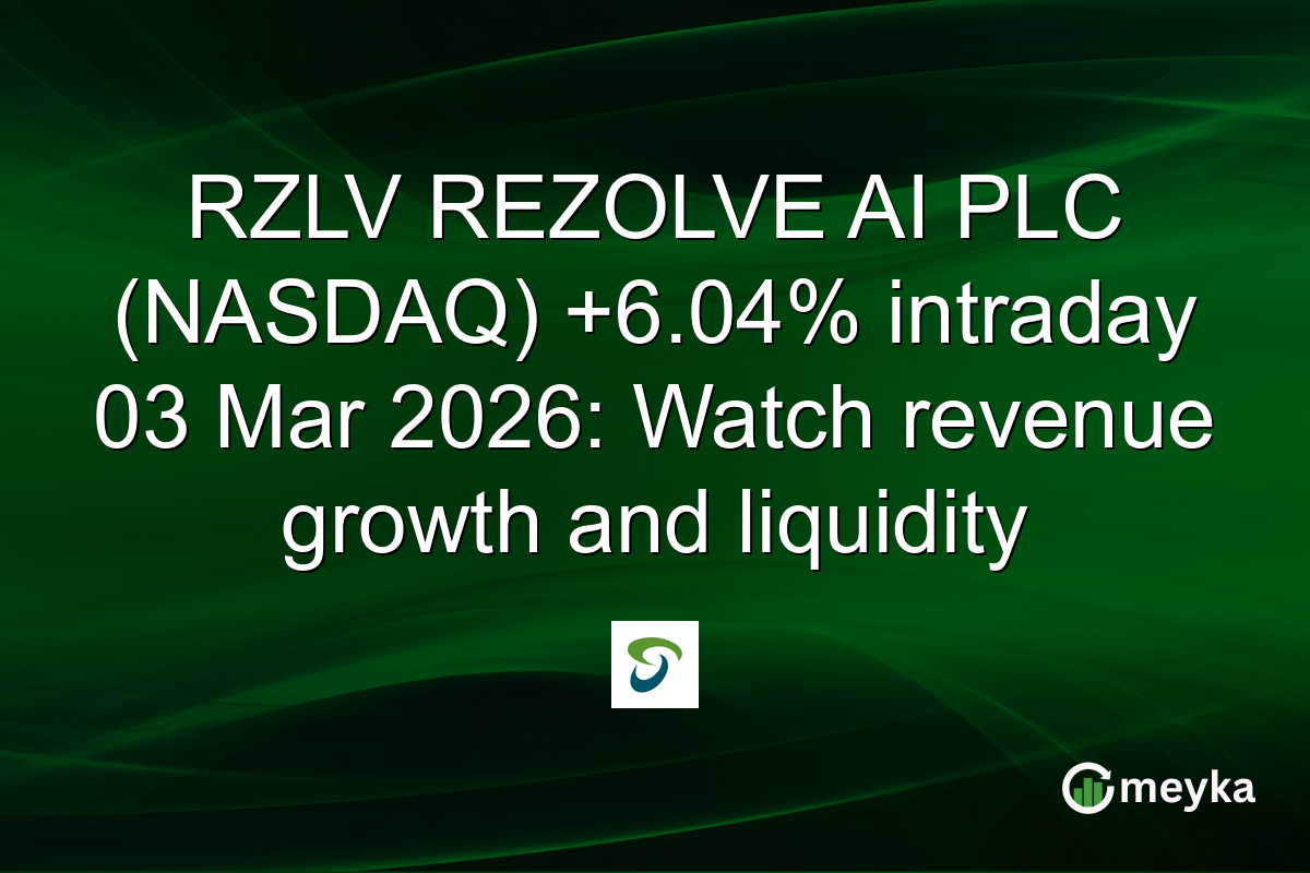 RZLV REZOLVE AI PLC (NASDAQ) +6.04% intraday 03 Mar 2026: Watch revenue growth and liquidity