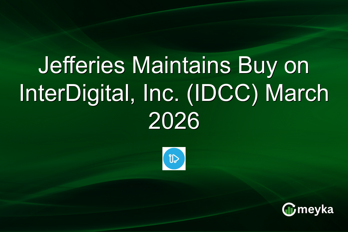 Jefferies Maintains Buy on InterDigital, Inc. (IDCC) March 2026