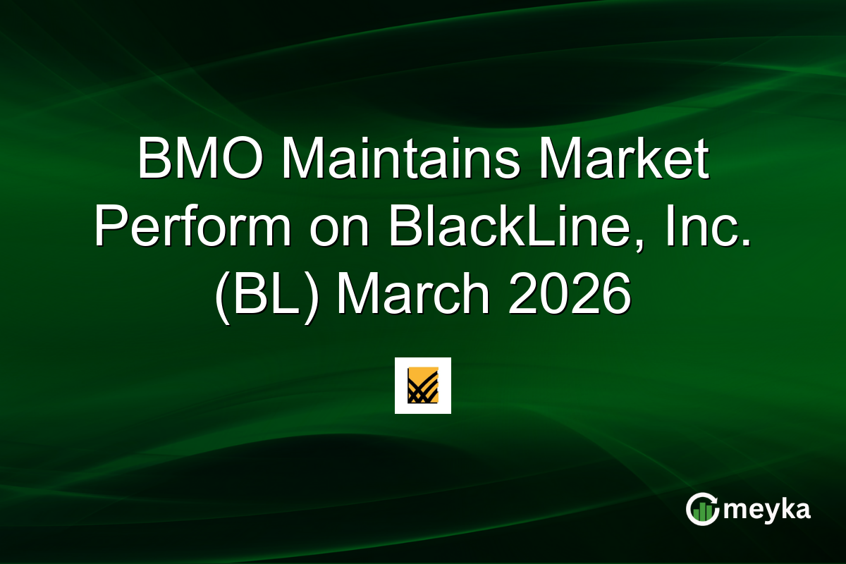 4 News Article Image BMO bestätigt Marktleistung für BlackLine, Inc. (BL) im März 2026
