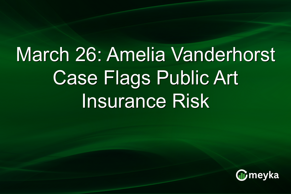 March 26: Amelia Vanderhorst Case Flags Public Art Insurance Risk