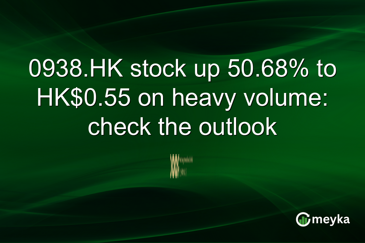 0938.HK stock up 50.68% to HK$0.55 on heavy volume: check the outlook