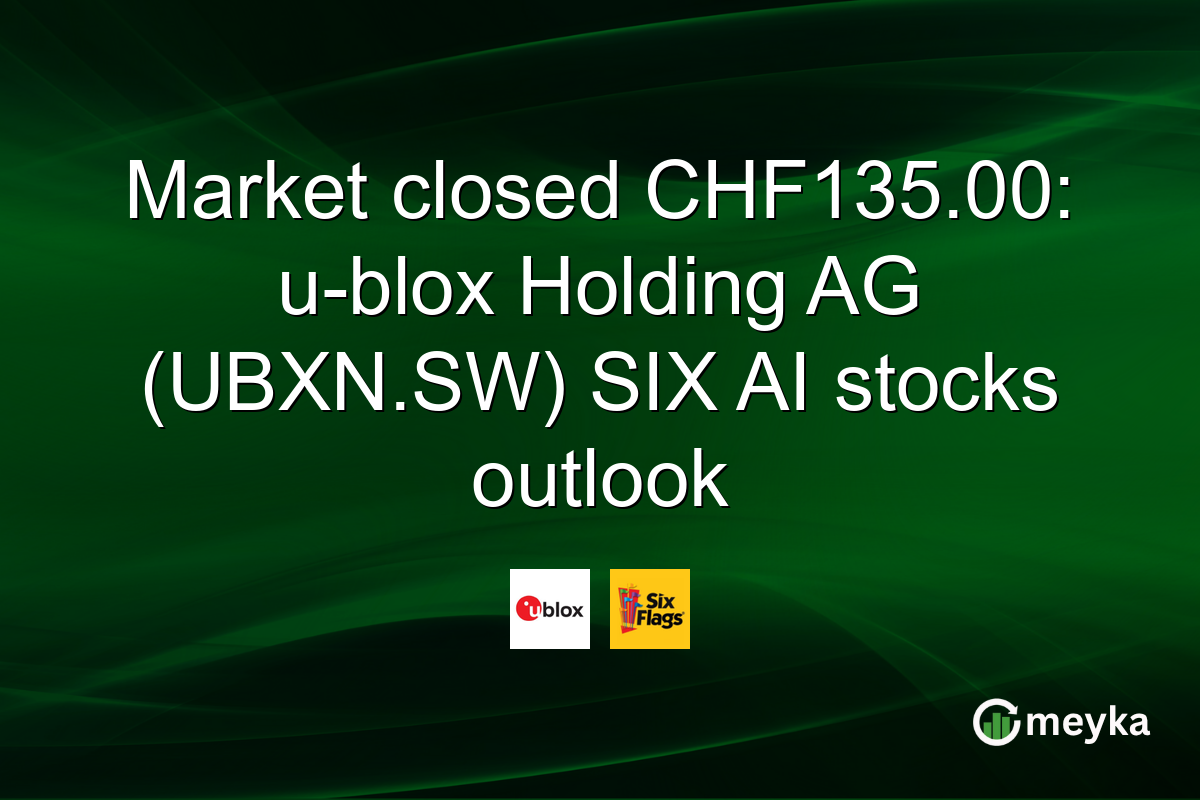 Market closed CHF135.00: u-blox Holding AG (UBXN.SW) SIX AI stocks outlook